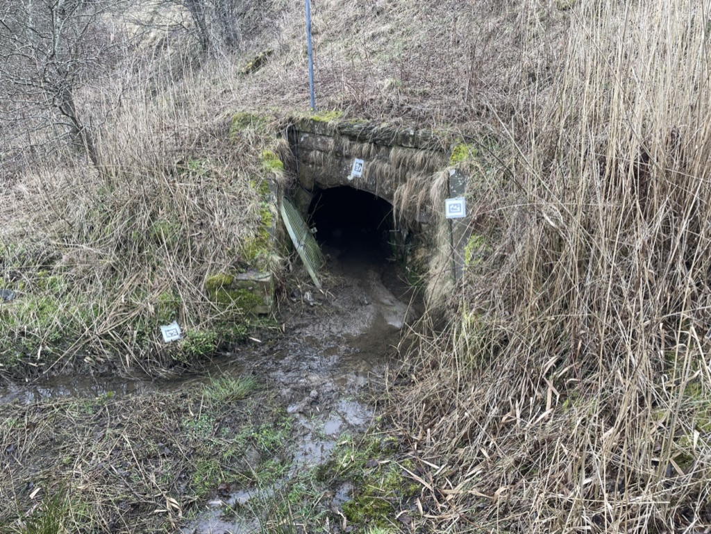 Elios 3 drone used to inspect a dangerous culvert.